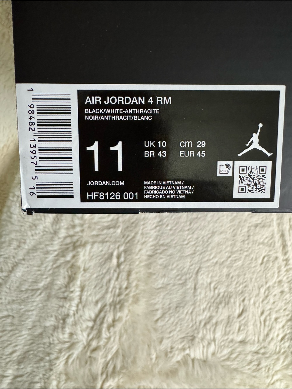 New in Box ✴️ Men’s Air Jordan 4 RM - Size 11 - Picture 7 of 7